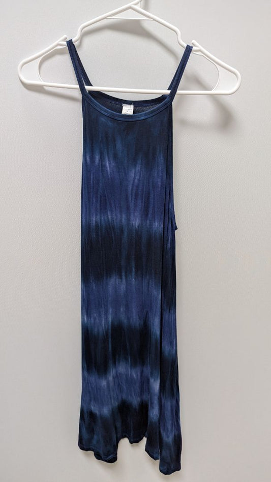 Old Navy Navy Ombre Halter-Neck Sheath Dress