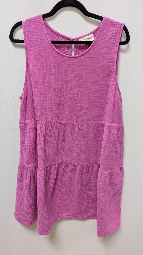 Universal Thread Purple Sleeveless Tiered Dress