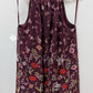 Jodi Kristopher Dark Purple Floral Sheath Dress