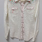 Twenty X Ivory Embroidered Button-Down Blouse