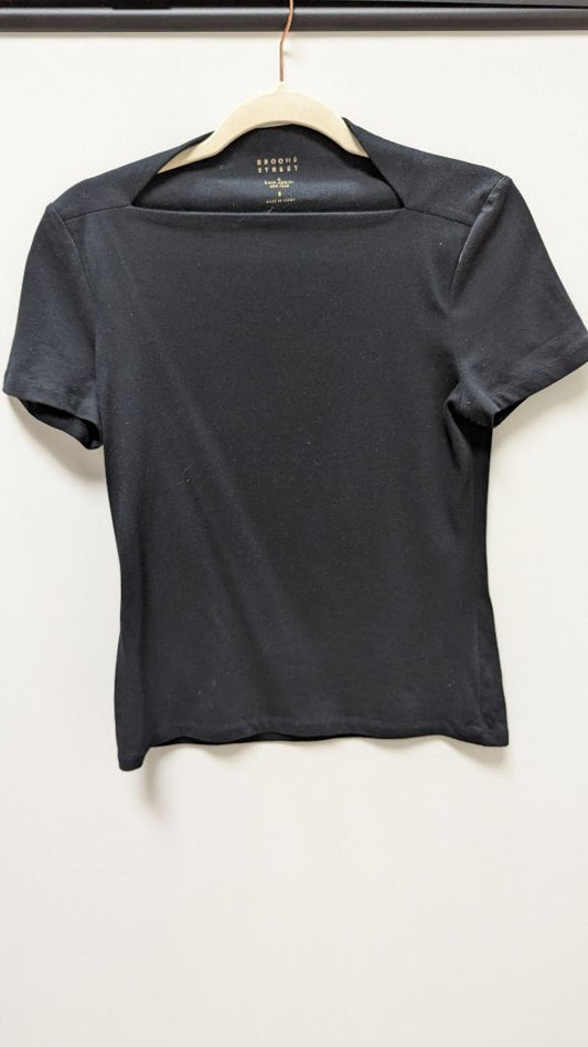 Broome Street Kate Spade Black Short-Sleeve T-Shirt