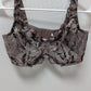 Soma Brown Sheer Embroidered Lace Bra