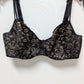 Soma Black Lace Enticing Lift Balconette Bra
