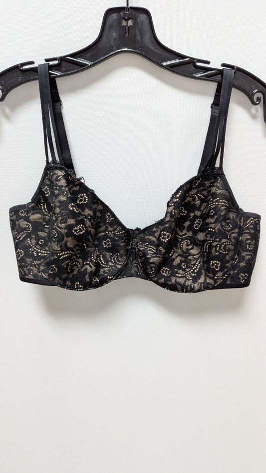 Soma Black Lace Enticing Lift Balconette Bra