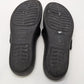 Crocs Black 3-Strap Wedge Sandal