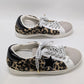 Steve Madden Brown Animal Print Sneakers