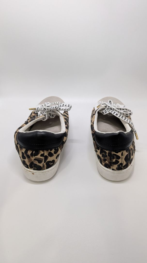 Steve Madden Brown Animal Print Sneakers