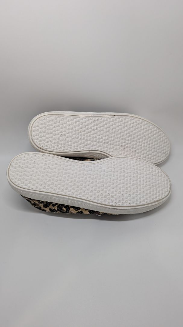 Steve Madden Brown Animal Print Sneakers