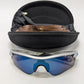 Oakley Silver/Blue Radarlock Path Sunglasses