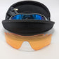 Oakley Silver/Blue Radarlock Path Sunglasses