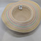 DEF SALV Cream/Multicolor Striped Straw Hat