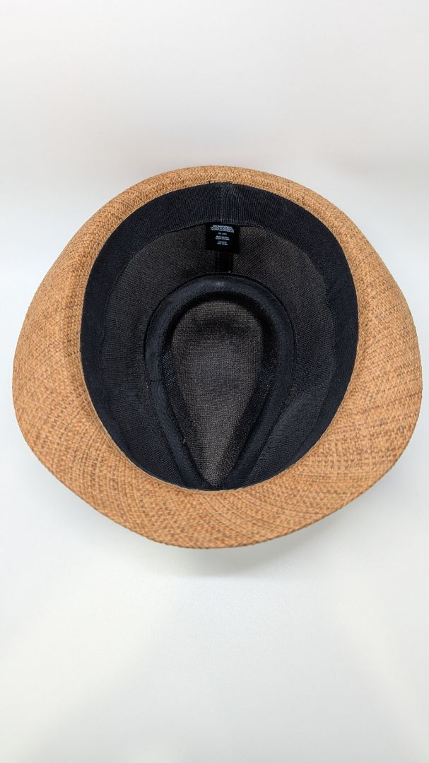 Brown Paper Straw Fedora Hat