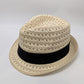 14th & Union Light Tan Sheer Fedora Hat