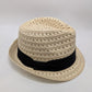 14th & Union Light Tan Sheer Fedora Hat