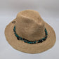 KOORINGAL Brown Raffia Beaded-Band Sun Hat
