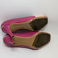 Calvin Klein Pink Tri-Tone Peep Toe Heels