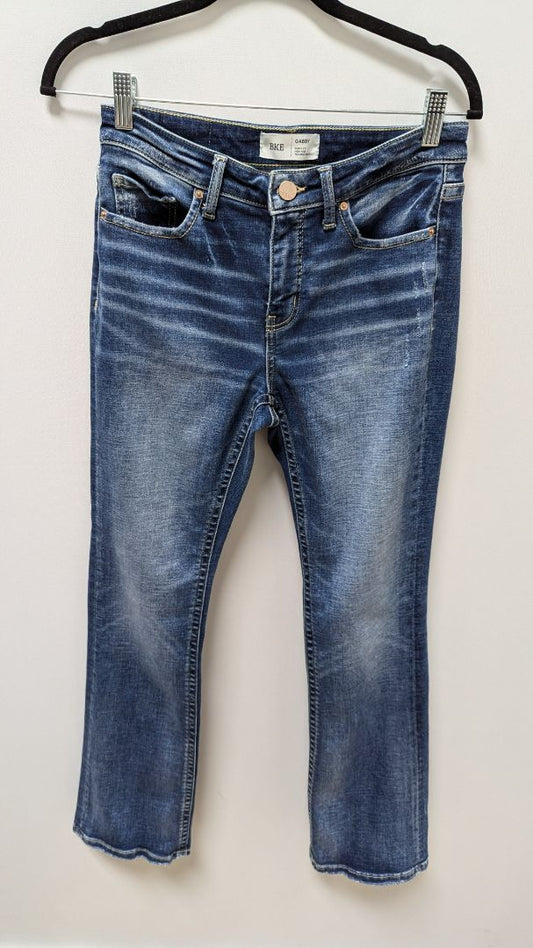 BKE Medium Wash "Gabby" High-Rise Curvy Bootcut Jeans