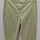 Basic Editions Green Patterned "Classic Fit" Pants