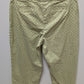 Basic Editions Green Patterned "Classic Fit" Pants
