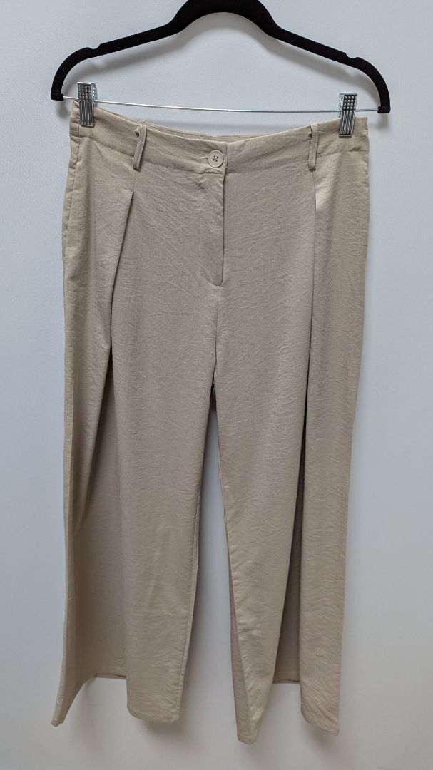 STYLEWE Light Tan Wide-Leg Pants