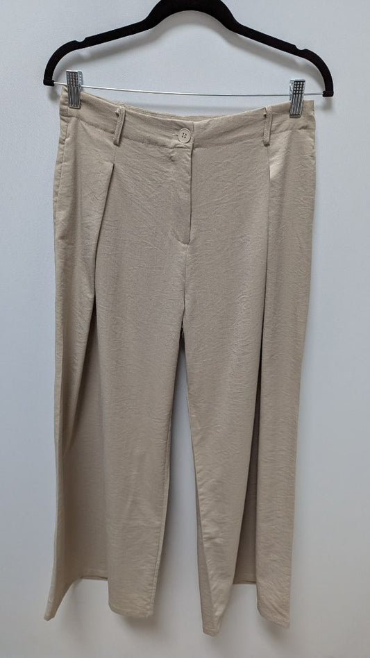 STYLEWE Light Tan Wide-Leg Pants