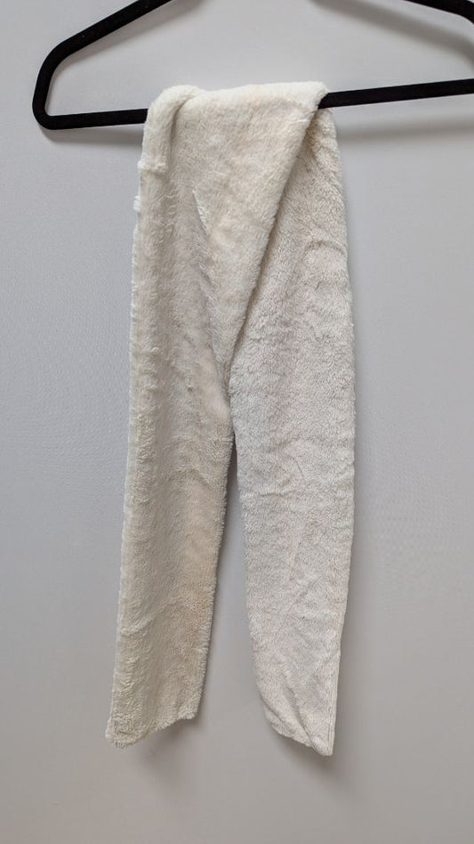 Brookstone Ivory Faux-Fur Long Scarf