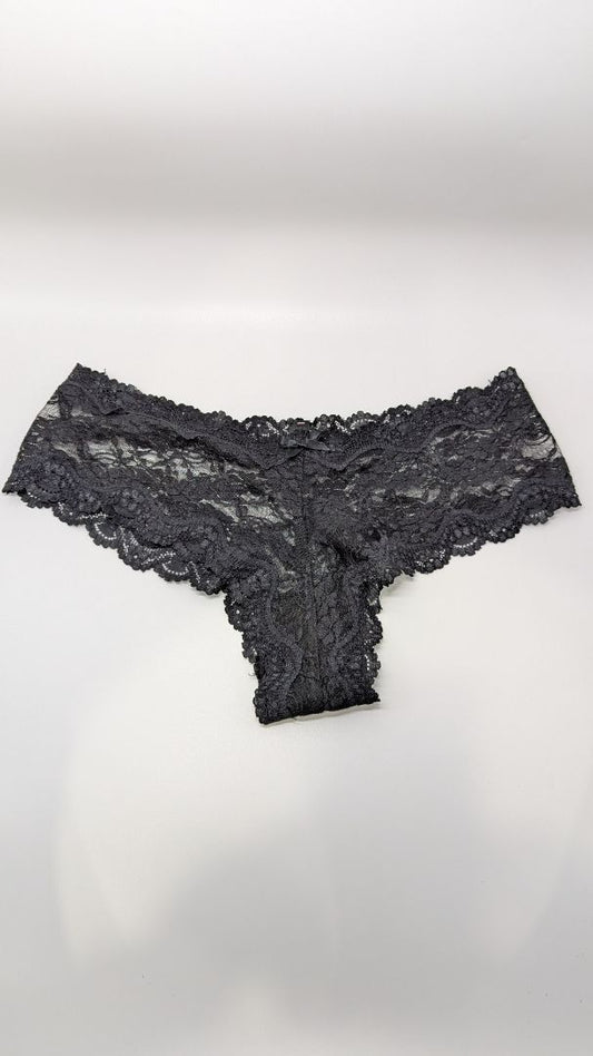 Victoria's Secret Black Lace Cheeky Panty (NWOT)