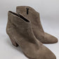 FRYE Light Brown Suede Heeled Boots