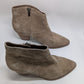 FRYE Light Brown Suede Heeled Boots