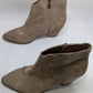 FRYE Light Brown Suede Heeled Boots