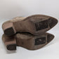 FRYE Light Brown Suede Heeled Boots