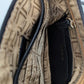 Lodis Black/Gold Zippered Pouch with Wrist Strap