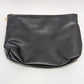 Expression NYC Black Faux-Leather Zippered Pouch