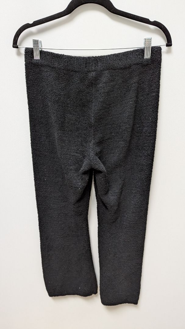 art class Black Fuzzy Flared Leggings