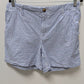 Old Navy Light Blue/White Striped "OG Chino" Shorts