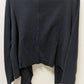 Calvin Klein Jeans Black Knit Raw-Edges Cardigan