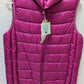 Uniqlo Pink Ultra-Light Down Feather Puffer Vest