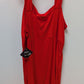 Ava & Viv Red Sleeveless Button-Down Maxi Dress