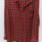 Terra & Sky Red/Navy Plaid Flannel Button-Down Shirt