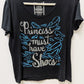Disney Black "Princess Must Have Shoes" Graphic T-Shirt