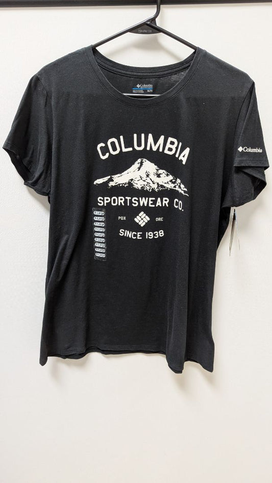 Columbia Black Short-Sleeve Graphic T-Shirt