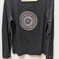 Columbia Dark Grey Purple Mandala Long-Sleeve T-Shirt