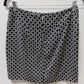 Banana Republic Navy/White Printed Faux-Wrap Skirt