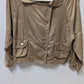 Gap Light Brown Cropped Casual Cargo Jacket