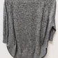 Express Heather Grey 3/4 Sleeve Sweater