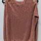 New York & Company Red Cold-Shoulder Sweater