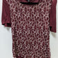 Banana Republic Burgundy Knit-Back Blouse