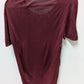 Banana Republic Burgundy Knit-Back Blouse