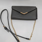 Urban Expression Grey/Gold Foldover Crossbody Purse