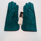 aris too Vintage Turquoise Genuine Leather Gloves